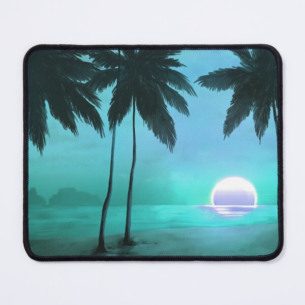 Item preview, Gorgeous Retro Neon Sun & Palm Trees V1 designed and sold by NexusArts.