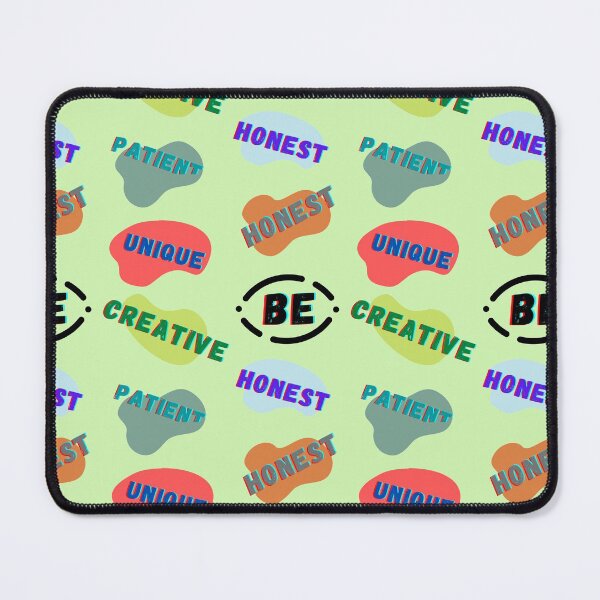 Item preview, BE CREATIVE PATIENT UNIQUE HONEST Motivation quote designed and sold by IMYGREAT32.