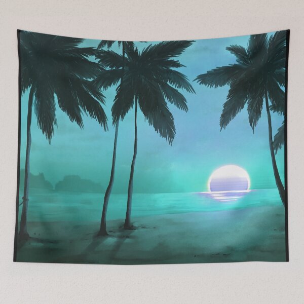 Item preview, Gorgeous Retro Neon Sun & Palm Trees V1 designed and sold by NexusArts.