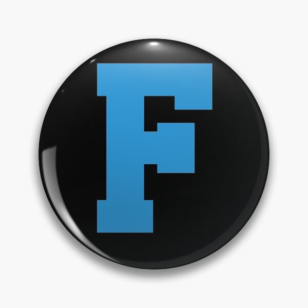Item preview, Alphabet, Blue F, Sports letter F designed and sold by TheCultStuff.