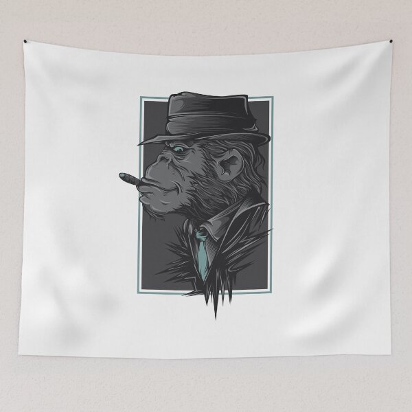 Item preview, Diplo Mafia Monkey Smoking Green Ape designed and sold by artorno.