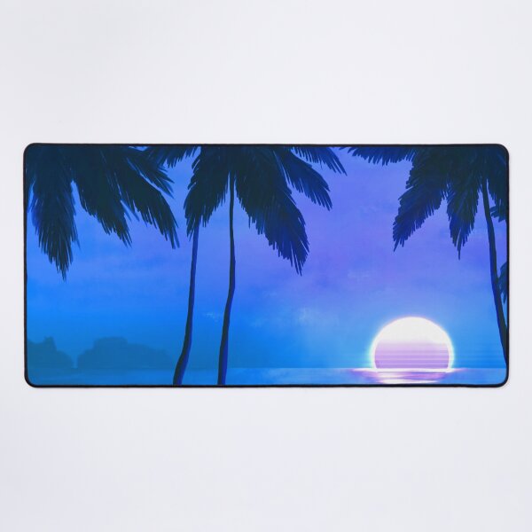 Item preview, Gorgeous Retro Neon Sun & Palm Trees V2 designed and sold by NexusArts.
