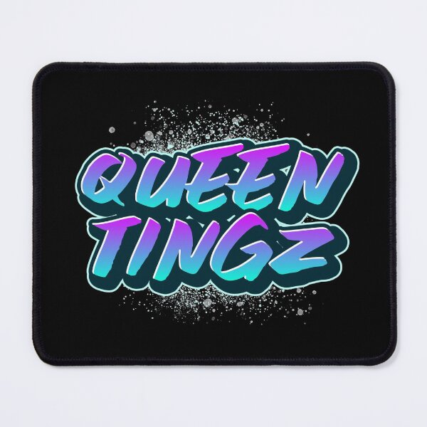 Item preview, Queen tingz fun blue purple graffiti design designed and sold by CreatedbyJR.