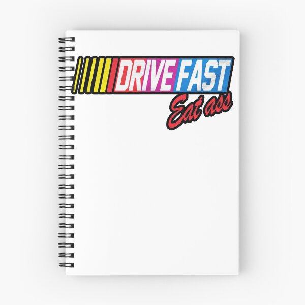 Item preview, DRIVE FAST EAT ASS RACING BUMPER STICKER AND SHIRT  designed and sold by Letsmile.
