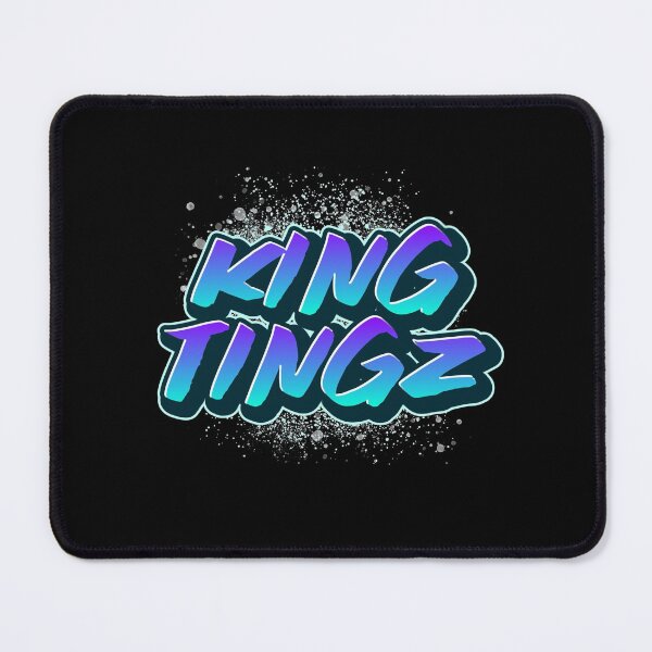 Item preview, king tingz fun blue purple graffiti design designed and sold by CreatedbyJR.