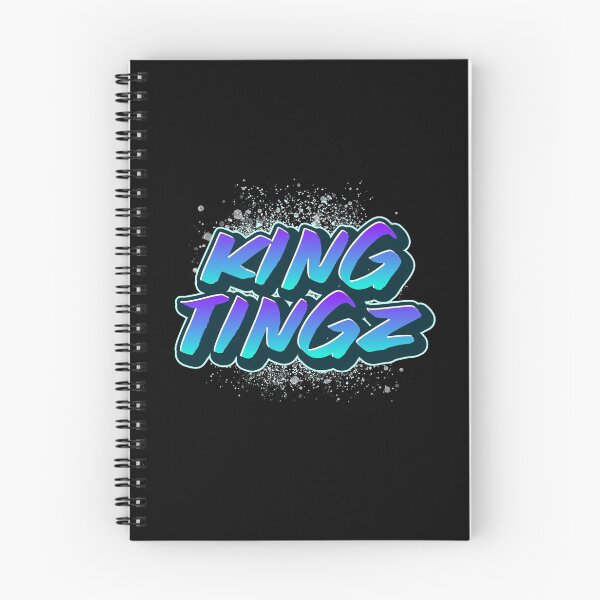 Item preview, king tingz fun blue purple graffiti design designed and sold by CreatedbyJR.