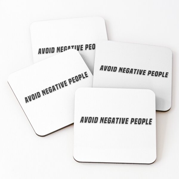 Item preview, avoid negative people designed and sold by fridayNightfunk.