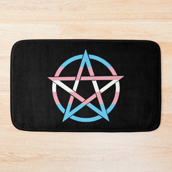 Item preview, Trans Pride Pentagram - Gift for Transgender Wiccans, Neopagans and Witches designed and sold by CoolArtGeek.