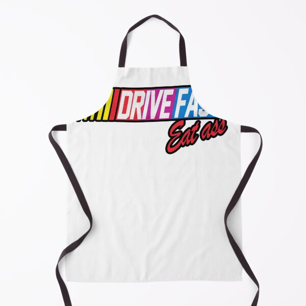Item preview, DRIVE FAST EAT ASS RACING VINTAGE STICKER AND SHIRT designed and sold by Letsmile.