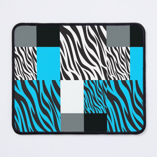 Item preview, Sky Blue Zebra Print Abstract Pattern designed and sold by JMWCD.