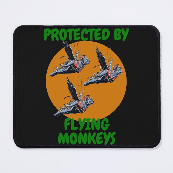 Item preview, PROTECTED BY FLYING MONKEYS FUNNY Laboratory Science Microbiology designed and sold by Hippiesole.