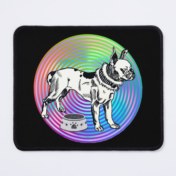 Item preview, Hungry Pitbull Terrier Colorful Dog Art designed and sold by thecooltable.