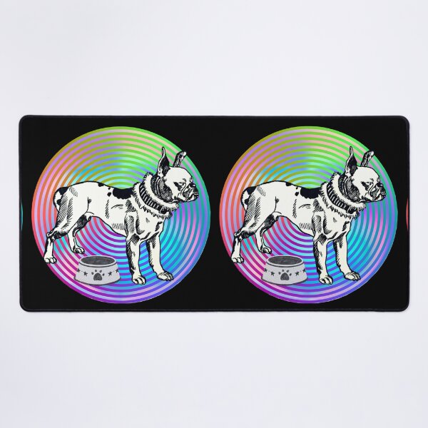 Item preview, Hungry Pitbull Terrier Colorful Dog Art designed and sold by thecooltable.