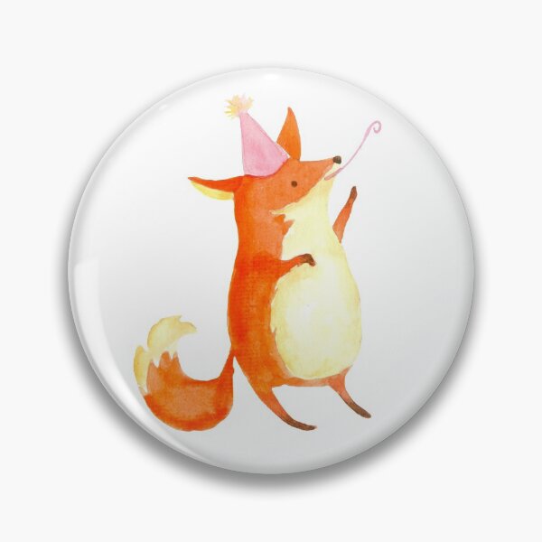 Item preview,  little watercolor fox congratulating designed and sold by eves_aquadreams.