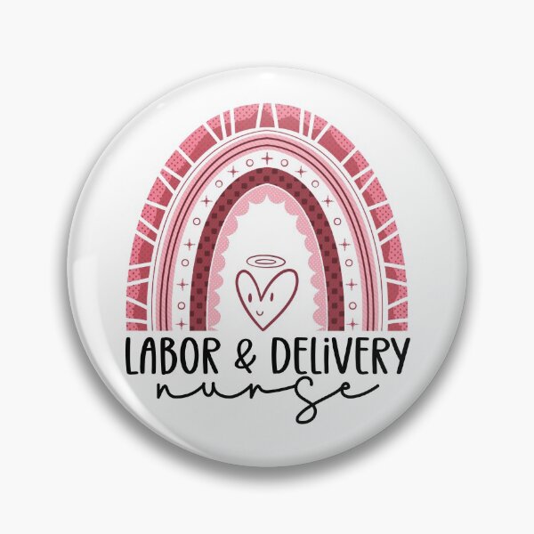 Item preview, Labor and delivery nurse Rainbow | L and D Nurse Cute Pink Rainbow | Gifts for Labor+Delivery nurse designed and sold by Violet Treasures.