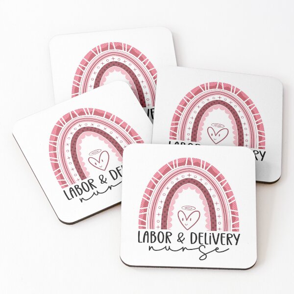 Item preview, Labor and delivery nurse Rainbow | L and D Nurse Cute Pink Rainbow | Gifts for Labor+Delivery nurse designed and sold by Violet Treasures.