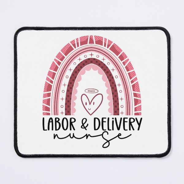 Item preview, Labor and delivery nurse Rainbow | L and D Nurse Cute Pink Rainbow | Gifts for Labor+Delivery nurse designed and sold by Violet Treasures.