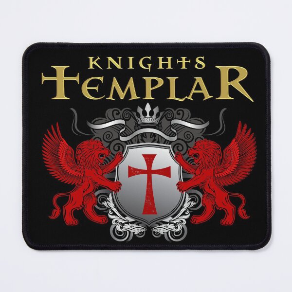 Item preview, Knights Templar Crusader Cross, Lions, and Shield designed and sold by aronia.