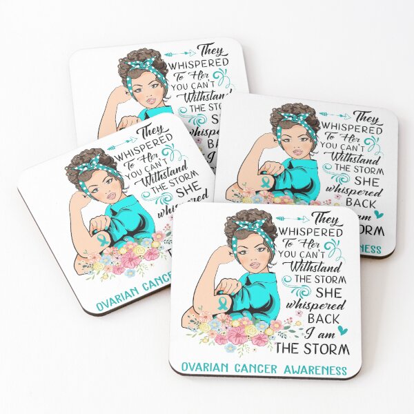 Item preview, I AM THE STORM OVARIAN CANCER AWARENESS designed and sold by Brad-FI.