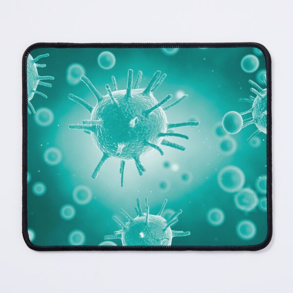 Item preview, SPACEY VIRUS SLIDE Pattern MICROSCOPE CELLS Image PHOTO...Micro designed and sold by Hippiesole.