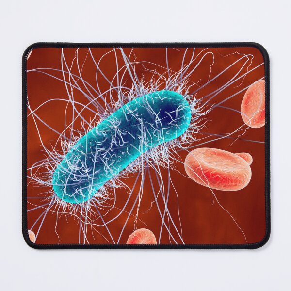 Item preview, E. COLI BACTERIA Microscope Photo Image ...Microbiology Med Tech Lab Tech designed and sold by Hippiesole.