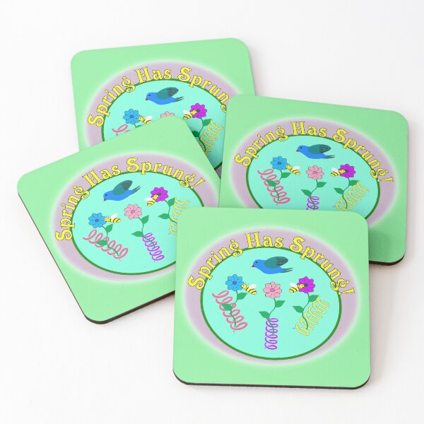 Item preview, Spring has Sprung – Pastel Colors – Birds, Flowers, and Bees designed and sold by ThisNThatImages.