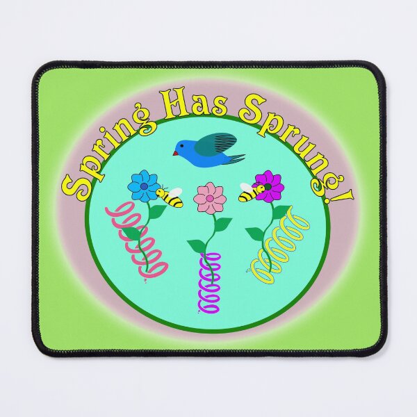 Item preview, Spring has Sprung – Pastel Colors – Birds, Flowers, and Bees designed and sold by ThisNThatImages.