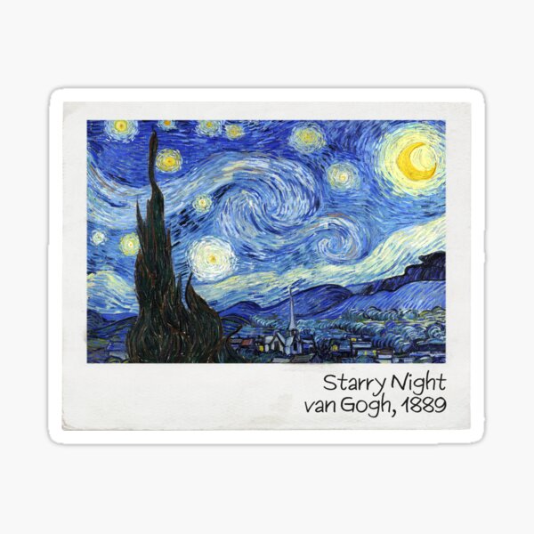 Van Gogh Stickers by Gold Target, Redbubble