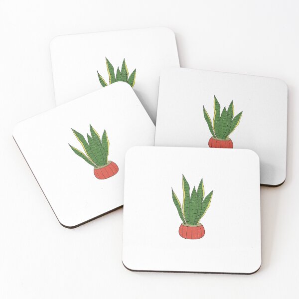 Item preview, Cute Potted Snake Plant designed and sold by ArtByRahma.