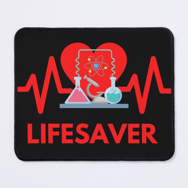 Item preview, LIFESAVER Medical Laboratory Scientist heart Microscope Med Tech Lab Tech designed and sold by Hippiesole.