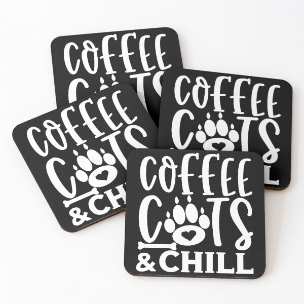 Item preview, Coffee cats chill designed and sold by pnkpopcorn.
