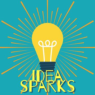 Artwork thumbnail, "Idea Sparks" Lightbulb by Dream Big! by E. H.