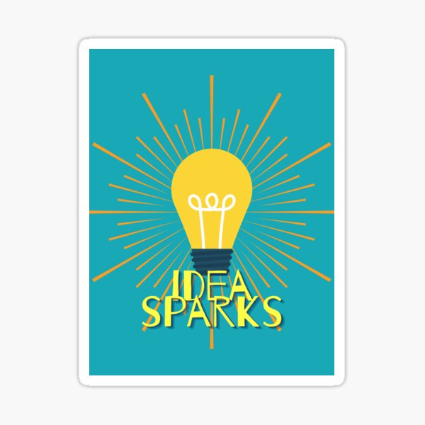 Item preview, "Idea Sparks" Lightbulb designed and sold by Dream Big! by E. H..