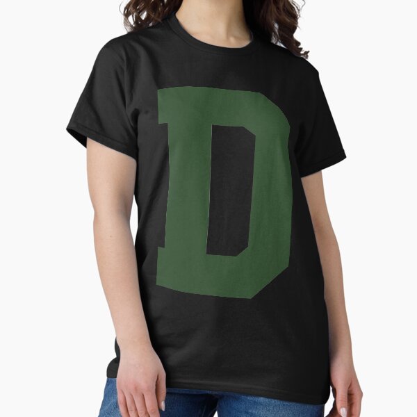 Aperçu de l'œuvre Alphabet, D vert, Lettre sportive D créée et vendue par TheCultStuff.