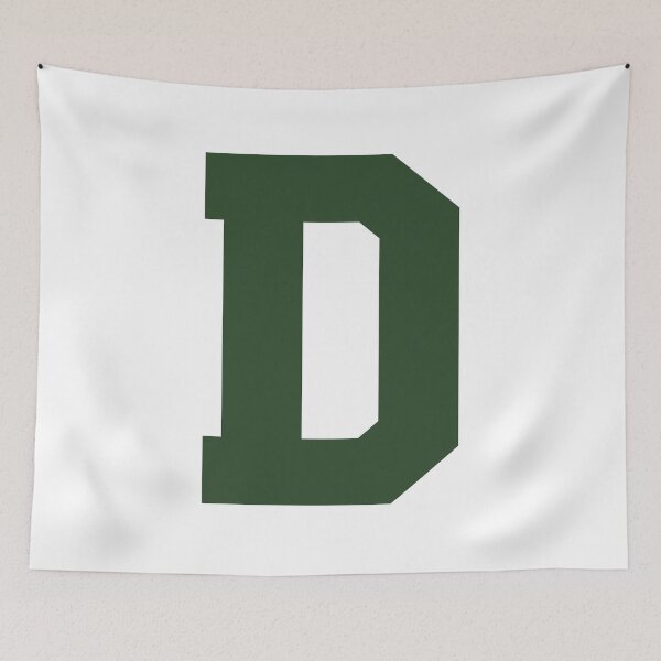 Item preview, Alphabet, Green D, Sports letter D designed and sold by TheCultStuff.