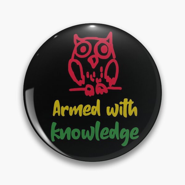 Item preview, Armed With Knowledge. Wise Owl designed and sold by Rebel-Design.