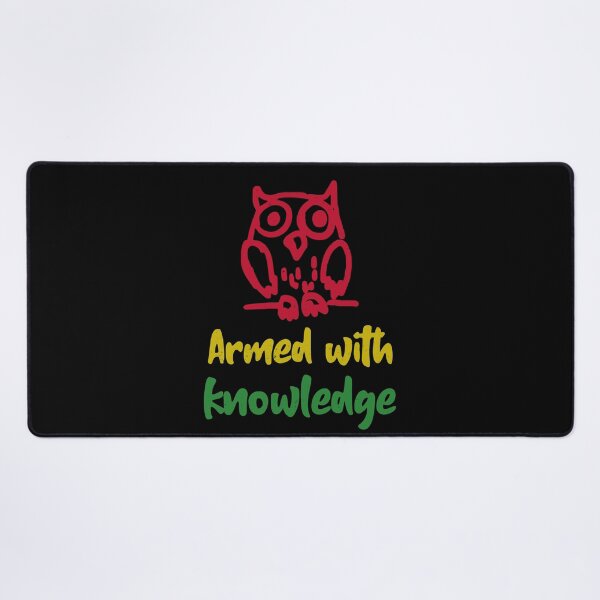 Item preview, Armed With Knowledge. Wise Owl designed and sold by Rebel-Design.