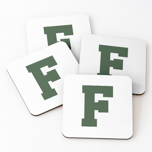 Item preview, Alphabet, Green F, Sports letter F designed and sold by TheCultStuff.