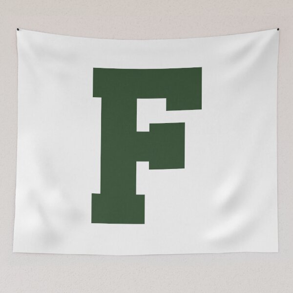 Item preview, Alphabet, Green F, Sports letter F designed and sold by TheCultStuff.