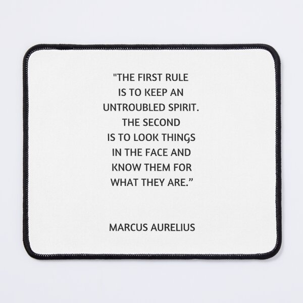 Item preview, Stoic Philosophy Quote - Untroubled Spirit - Marcus Aurelius designed and sold by Inspirationmotivation.