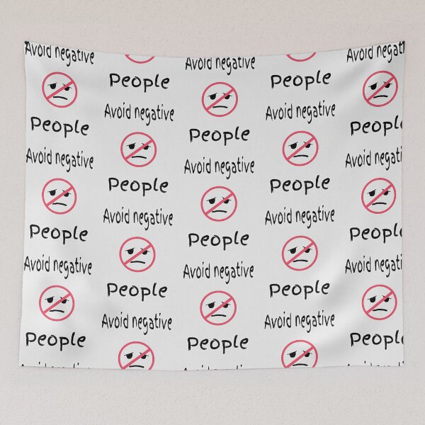 Item preview, Avoid negative people - positive quote t-shirt designed and sold by NathBros.
