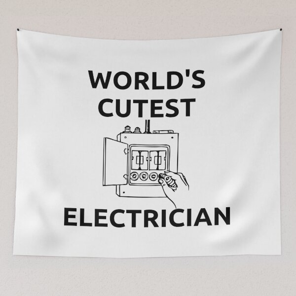 Item preview, World's Cutest Electrician funny T-shirt men gift women gift designed and sold by InnovantDesigns.