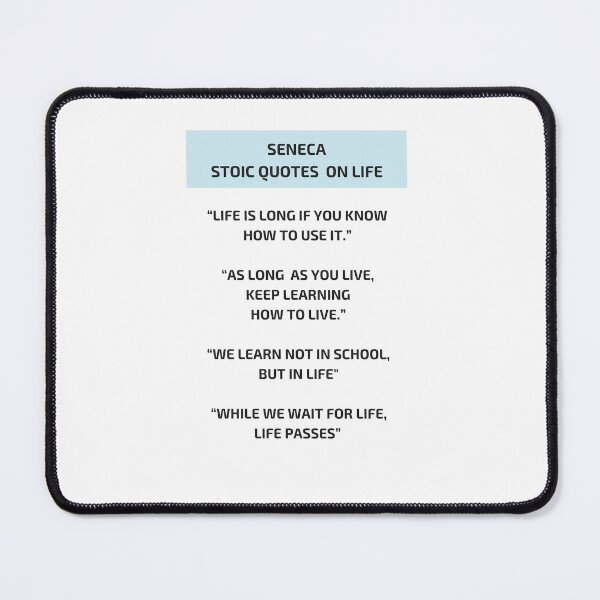 Item preview, Stoicism Quote  - SENECA QUOTES ON LIFE designed and sold by Inspirationmotivation.