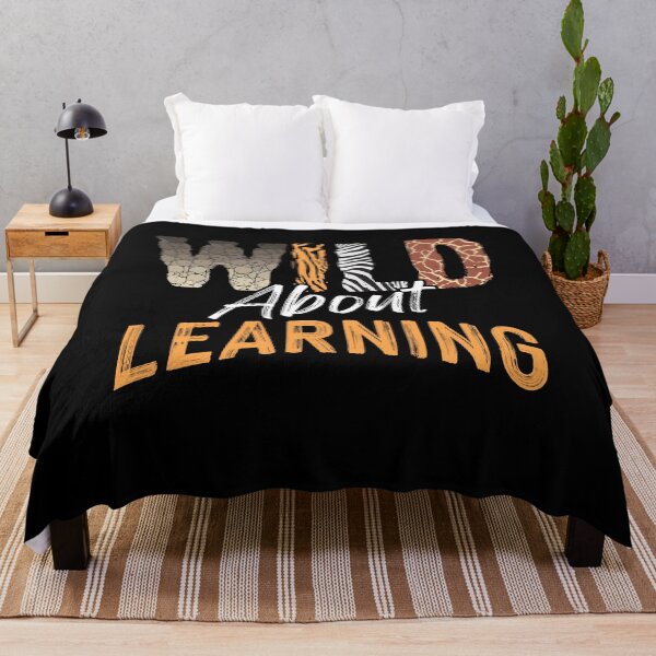 Item preview, Wild About Learning Teacher Back to School Teaching designed and sold by Dressed For Duty.