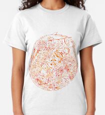 Under The Sea, Red & White Classic T-Shirt