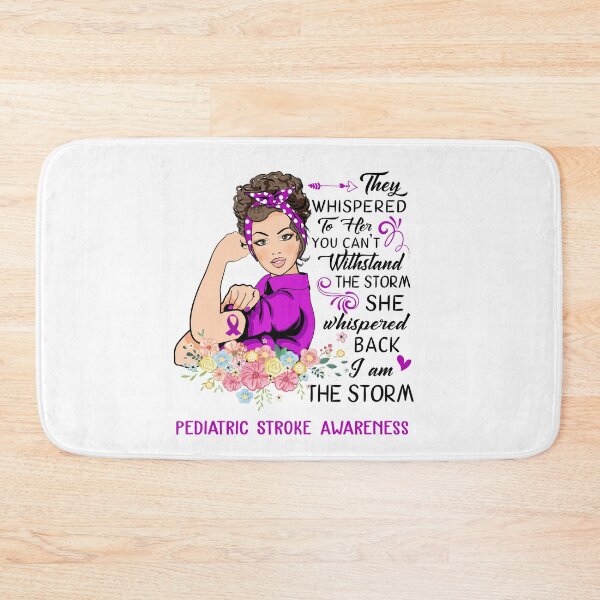 Item preview, I AM THE STORM PEDIATRIC STROKE AWARENESS designed and sold by Brad-FI.