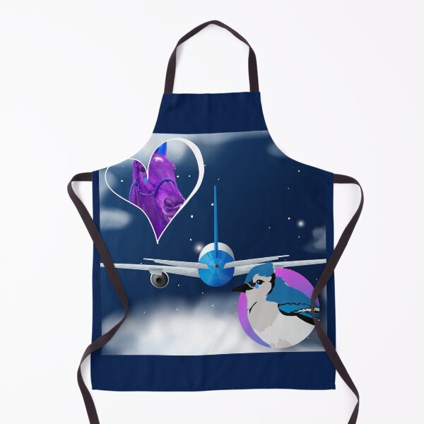 Item preview, Blue Jay and Purple Horse Meme designed and sold by SewnMemories.