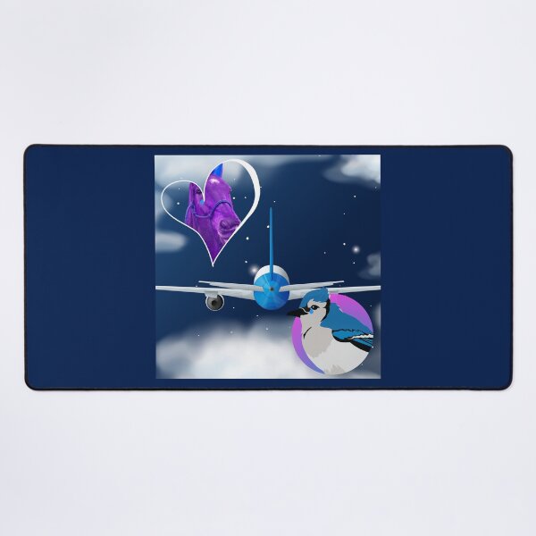 Item preview, Blue Jay and Purple Horse Meme designed and sold by SewnMemories.