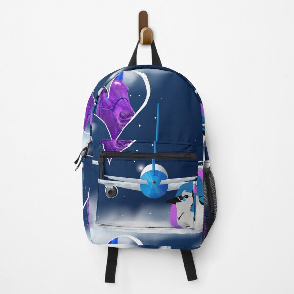 Item preview, Blue Jay and Purple Horse Meme designed and sold by SewnMemories.