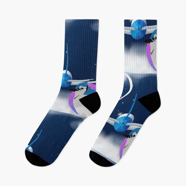 Item preview, Blue Jay and Purple Horse Meme designed and sold by SewnMemories.